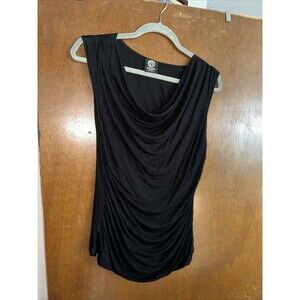 Bobeau Top Black Sleeveless Petite L Seems Big